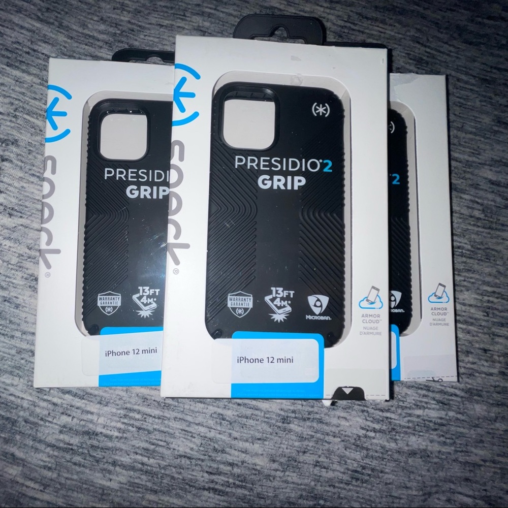 Speck Apple iPhone 12 Mini Presidio 2 Grip - Black